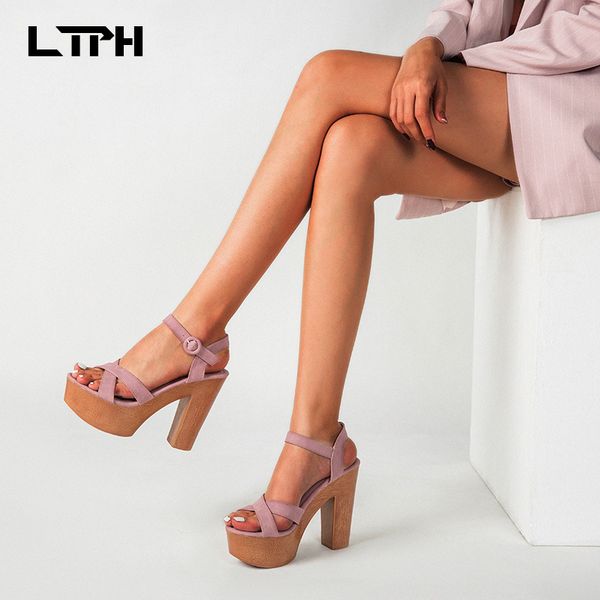 ltph sandals 2020 summer new thick-soled sandals women's fashion open-toe high-heeled shoes with thick heel buckle women's shoes, Black
ltph sandals 2020 summer new thick-soled sandals women's fashion open-toe high-heeled shoes with thick heel buckle women's shoes, Black