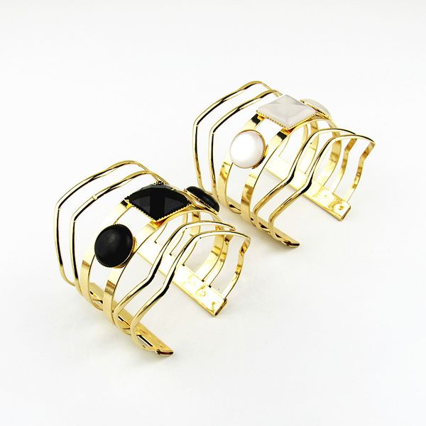 wide hollow geometric figure cuff bangles for women punk charm metal opening bangle bracelets, Black
wide hollow geometric figure cuff bangles for women punk charm metal opening bangle bracelets, Black