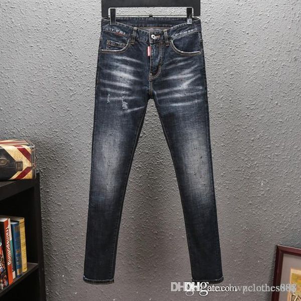 2020 fashion men designer pants new style casual mens designer ripped jeans mid-waistline pants mens jeans mens joggers, Blue
2020 fashion men designer pants new style casual mens designer ripped jeans mid-waistline pants mens jeans mens joggers, Blue