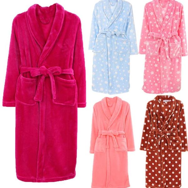 winter warm bathrobes women dots star print warm flannel long sleeve bath robe dressing soft gown sleepwear, Black;red
winter warm bathrobes women dots star print warm flannel long sleeve bath robe dressing soft gown sleepwear, Black;red