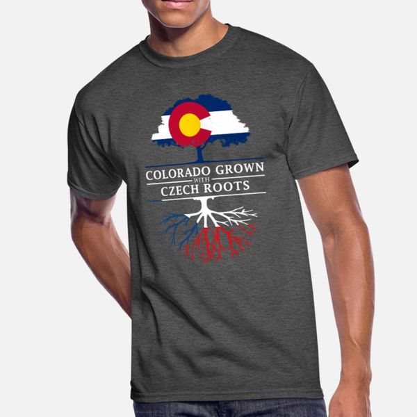 colorado grown with czech roots czech republic t shirt men customize tee shirt round neck gents famous casual summer style novelty shirt
colorado grown with czech roots czech republic t shirt men customize tee shirt round neck gents famous casual summer style novelty shirt