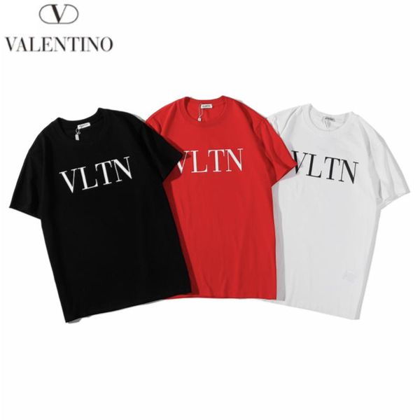 2020 new valentin warren 19 early spring classic vltn letter short sleeve color black white red size s-xxl h329, White;black
2020 new valentin warren 19 early spring classic vltn letter short sleeve color black white red size s-xxl h329, White;black