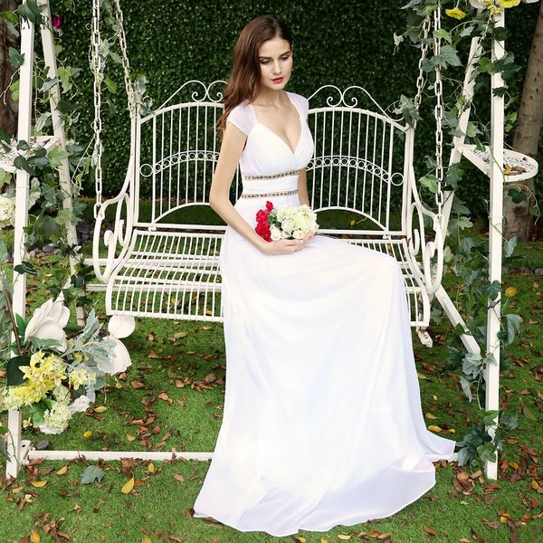 ever pretty beach wedding dresses 2020 new a-line lace beading chiffon plus size wedding bridal gowns under 50 vestido de noiva, Blue;red
ever pretty beach wedding dresses 2020 new a-line lace beading chiffon plus size wedding bridal gowns under 50 vestido de noiva, Blue;red