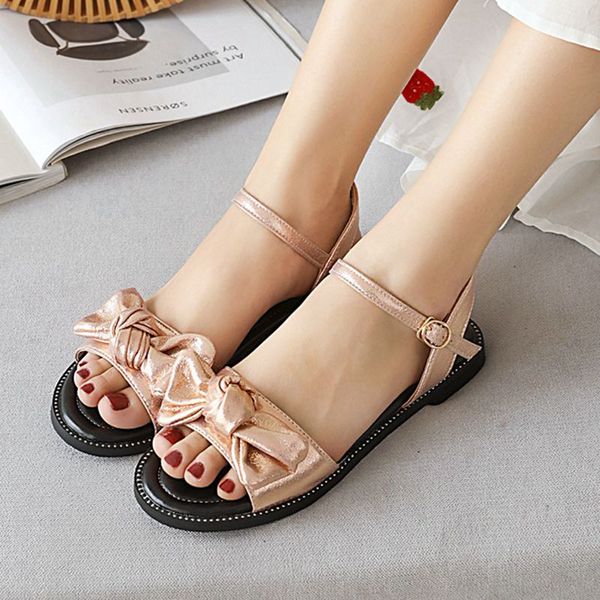 agodor summer sandals shoes bow tie design casual low heel sandals for women open toe ankle strap ladies size 34-43, Black
agodor summer sandals shoes bow tie design casual low heel sandals for women open toe ankle strap ladies size 34-43, Black