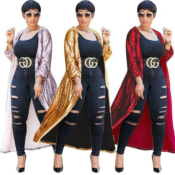 arrival sequins cardigan womens capes loose solid womens plus long outwear casual womens clothing new, Black
arrival sequins cardigan womens capes loose solid womens plus long outwear casual womens clothing new, Black