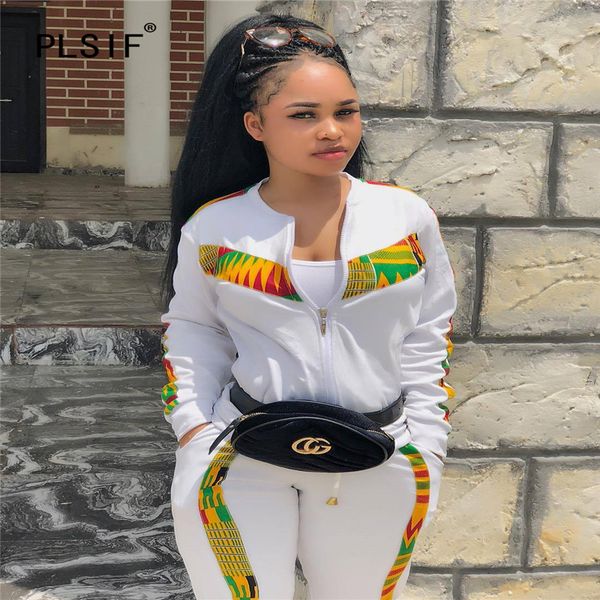 women's tracksuits sport women chic zipper long sleeve simple pure color crop and tight pants 2 piece set casual lady fashion, Gray
women's tracksuits sport women chic zipper long sleeve simple pure color crop and tight pants 2 piece set casual lady fashion, Gray