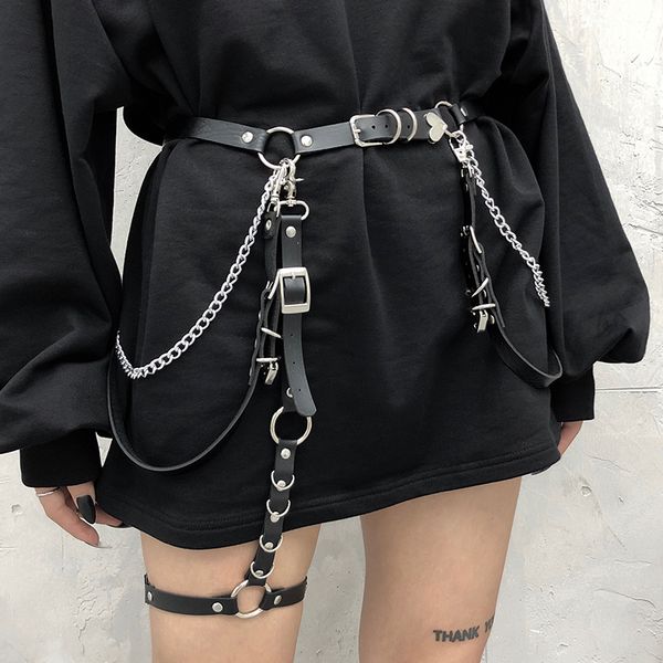 chain belt women street punk pu leather heart desaign waist metal hip hop chain belts 2020 accessary, Black;brown
chain belt women street punk pu leather heart desaign waist metal hip hop chain belts 2020 accessary, Black;brown