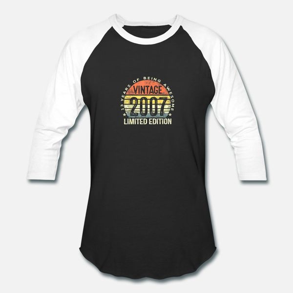 13 year old gifts vintage 2007 limited edition t shirt men knitted cotton plus size 3xl clothes graphic comical summer style unique shirt
13 year old gifts vintage 2007 limited edition t shirt men knitted cotton plus size 3xl clothes graphic comical summer style unique shirt