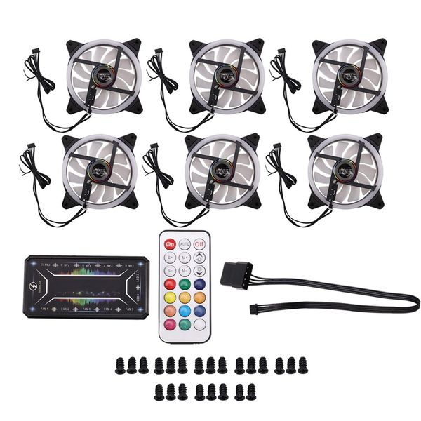 computer pc case fan rgb adjust led fan quiet remote computer cooler cooling rgb case fans (6pcs+1 controller
computer pc case fan rgb adjust led fan quiet remote computer cooler cooling rgb case fans (6pcs+1 controller