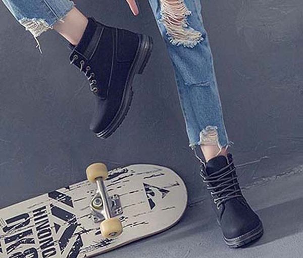 fashion leather star women shoes woman leather short autumn winter ankle fashion brand women boots 02 p42, Black
fashion leather star women shoes woman leather short autumn winter ankle fashion brand women boots 02 p42, Black