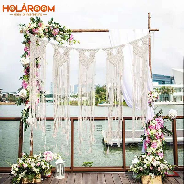 wedding wall macrame curtains boho tapestry beige knitted cotton large tapestries wedding party wall hanging christmas decor
wedding wall macrame curtains boho tapestry beige knitted cotton large tapestries wedding party wall hanging christmas decor