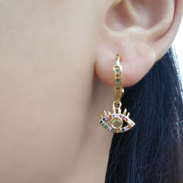 rainbow evil eye earrings hoops gold filled lesbian earrings mexican jewelry woman pendientes ojo cubic zirconia hoops wholesale, Golden;silver
rainbow evil eye earrings hoops gold filled lesbian earrings mexican jewelry woman pendientes ojo cubic zirconia hoops wholesale, Golden;silver