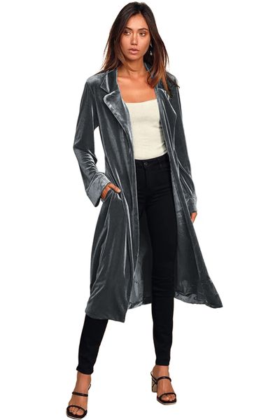 golden velvet womens trench coats spring autumn solid color mid-calf women outerwear casual cardigan sell ladies clothing, Tan;black
golden velvet womens trench coats spring autumn solid color mid-calf women outerwear casual cardigan sell ladies clothing, Tan;black
