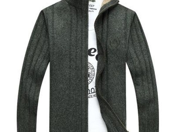 cool sweater men autumn winter wool thick male cardigan fashion clothing outwear knitting sweter solid color home -3xl ing, White;black
cool sweater men autumn winter wool thick male cardigan fashion clothing outwear knitting sweter solid color home -3xl ing, White;black