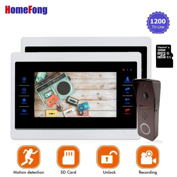video door phones homefong 2 phone doorbell with 1 camera intercom recording po/video support 32gb sd card included
video door phones homefong 2 phone doorbell with 1 camera intercom recording po/video support 32gb sd card included