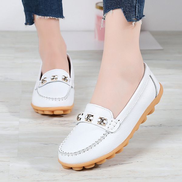 women flats summer women leather footwear shoes female casual loafers low heels slip on shoes mother single plus size, Black
women flats summer women leather footwear shoes female casual loafers low heels slip on shoes mother single plus size, Black