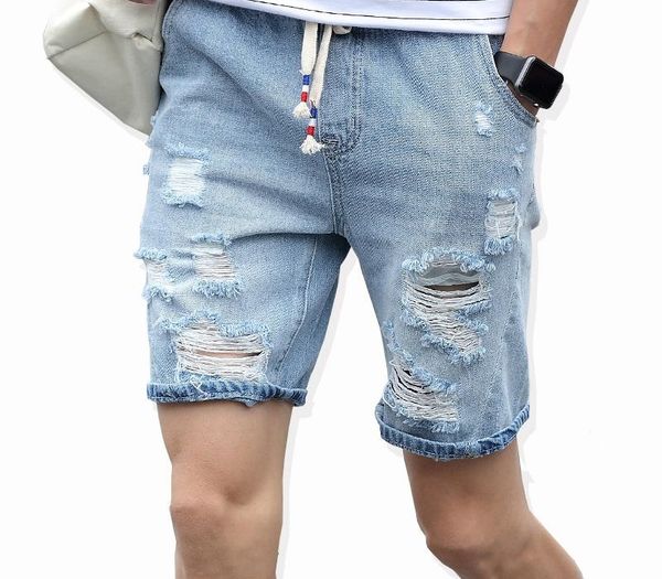 2016 men's cotton thin denim shorts new fashion summer male casual short jeans soft and comfortable casual shorts ing, Blue
2016 men's cotton thin denim shorts new fashion summer male casual short jeans soft and comfortable casual shorts ing, Blue