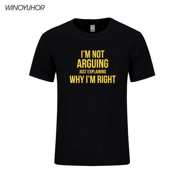 i'm not arguing just explaining why i'm right funny t shirt men short sleeve printed cotton t-shirt summer casual
i'm not arguing just explaining why i'm right funny t shirt men short sleeve printed cotton t-shirt summer casual