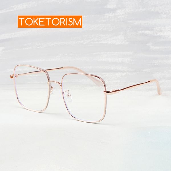 sunglasses toketorism big optical glasses frame blue light eyeglasses for women fashion design metal, White;black
sunglasses toketorism big optical glasses frame blue light eyeglasses for women fashion design metal, White;black