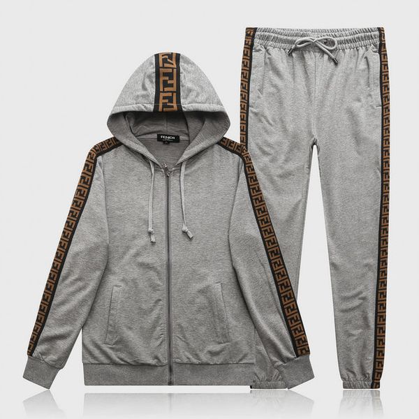 men sportswear set mens tracksuit sporting fitness clothes 2 pieces long sleeve jacket + pants male casual tracksuits sweatpants, Gray
men sportswear set mens tracksuit sporting fitness clothes 2 pieces long sleeve jacket + pants male casual tracksuits sweatpants, Gray
