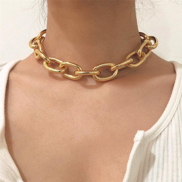 thicken cuban chain choker necklace for women steampunk big chain geometric men necklace hip-hop lovers cool rock collar jewelry, Silver
thicken cuban chain choker necklace for women steampunk big chain geometric men necklace hip-hop lovers cool rock collar jewelry, Silver