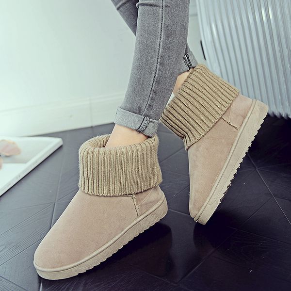 college wind female student casual booties 2020 autumn and winter plus velvet warm snow boots flat stitching round toe slip-on, Black
college wind female student casual booties 2020 autumn and winter plus velvet warm snow boots flat stitching round toe slip-on, Black
