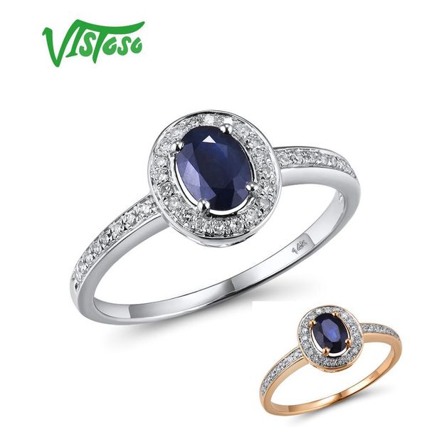 vistoso 14k white gold rings for women genuine sparkling diamond fancy blue sapphire engagement anniversary unique fine jewelry t200905, Slivery;golden
vistoso 14k white gold rings for women genuine sparkling diamond fancy blue sapphire engagement anniversary unique fine jewelry t200905, Slivery;golden