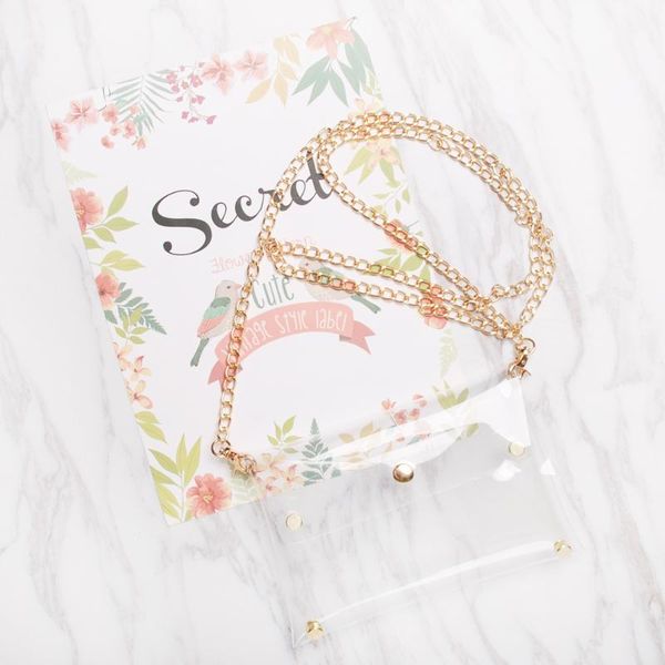 wholesale women transparent metal chain bag pvc shoulder crossbody ,clear pvc and hasp case lady cosmetic bag dom109395 
wholesale women transparent metal chain bag pvc shoulder crossbody ,clear pvc and hasp case lady cosmetic bag dom109395