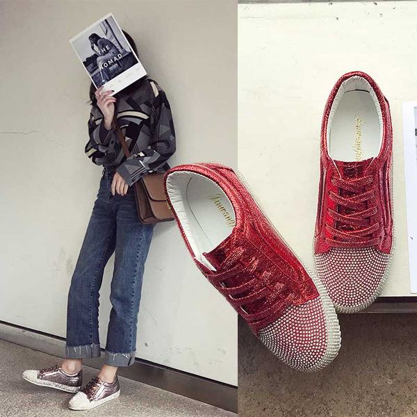 shoes woman flats round toe casual female sneakers all-match espadrilles for women 2020 fashion women's crystal dress cross, Black
shoes woman flats round toe casual female sneakers all-match espadrilles for women 2020 fashion women's crystal dress cross, Black