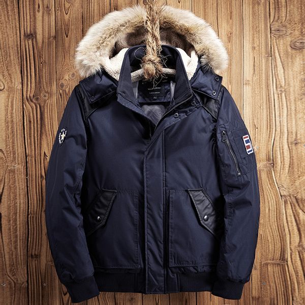xingdeng 2020 warm spring winter jacket men windbreaker coat pocket windproof thick parkas faux fur hat fashion jackets, Black;brown
xingdeng 2020 warm spring winter jacket men windbreaker coat pocket windproof thick parkas faux fur hat fashion jackets, Black;brown
