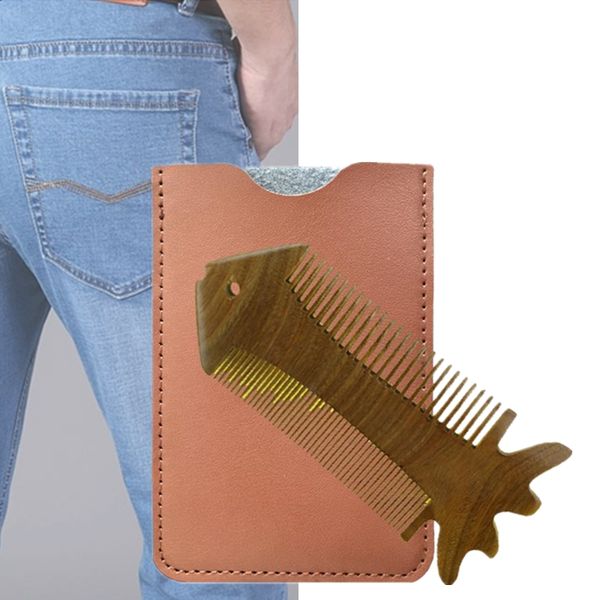 10pcs/lot New Dual Action Wood Pocket Beard Comb & Leather Case Set Green Sandalwood Coarse Fine Tooth Travel Carry Hair Makeup Styling Comb
10pcs/lot New Dual Action Wood Pocket Beard Comb & Leather Case Set Green Sandalwood Coarse Fine Tooth Travel Carry Hair Makeup Styling Comb