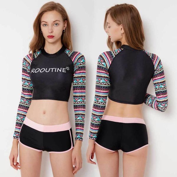 women's two piece rash guard sun uv suits print high neck bikini boyshorts swimsuit tankin swim surfing crop padded & bottom
women's two piece rash guard sun uv suits print high neck bikini boyshorts swimsuit tankin swim surfing crop padded & bottom