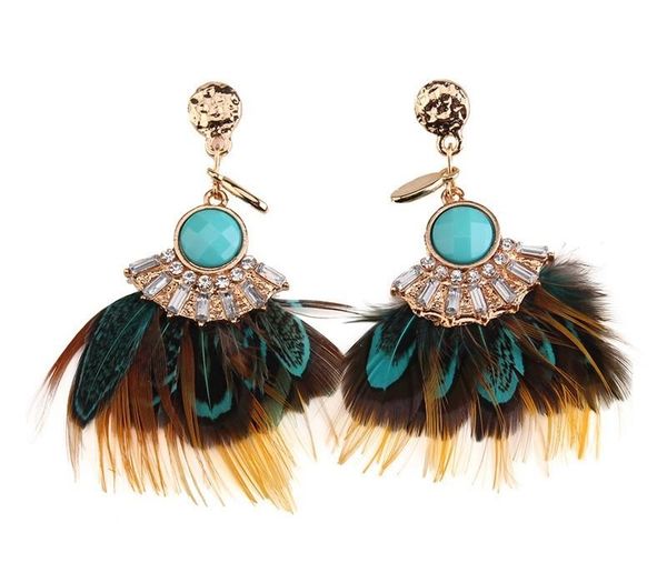 lady 2016 new long tassel feather vintage statement luxury earring for women boho bohemia resin jewelry gifts16, Golden;silver
lady 2016 new long tassel feather vintage statement luxury earring for women boho bohemia resin jewelry gifts16, Golden;silver