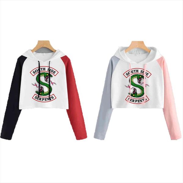 south side serpents riverdale hoodie sweatshirts women girls female harajuku riverdale southside pullover hooded streetwear top, Black
south side serpents riverdale hoodie sweatshirts women girls female harajuku riverdale southside pullover hooded streetwear top, Black