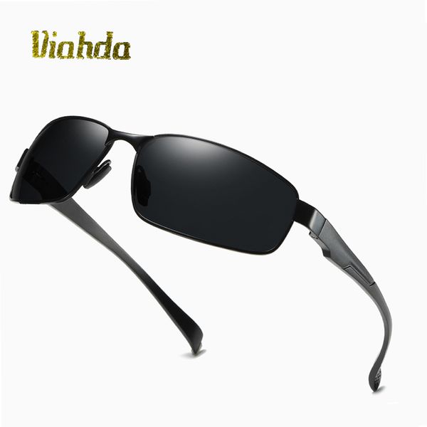 viahda polarized aluminum magnesium sport sunglasses men rectangle outdoor driving sun glasses uv400, White;black
viahda polarized aluminum magnesium sport sunglasses men rectangle outdoor driving sun glasses uv400, White;black