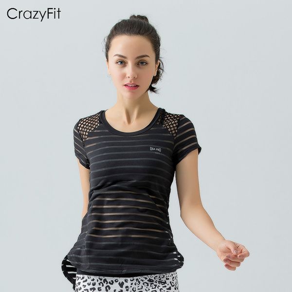 running jerseys crazyfit women run sports training quick dry clothing short sleeve t shirt female fitness yoga hollow ventilation t-shirts, Black;blue
running jerseys crazyfit women run sports training quick dry clothing short sleeve t shirt female fitness yoga hollow ventilation t-shirts, Black;blue
