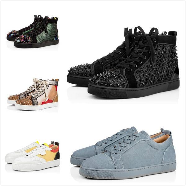 2019 fashion red bottoms shoes studded spikes flat sneakers for men women glitter party lovers genuine leather casual rivet, Black
2019 fashion red bottoms shoes studded spikes flat sneakers for men women glitter party lovers genuine leather casual rivet, Black