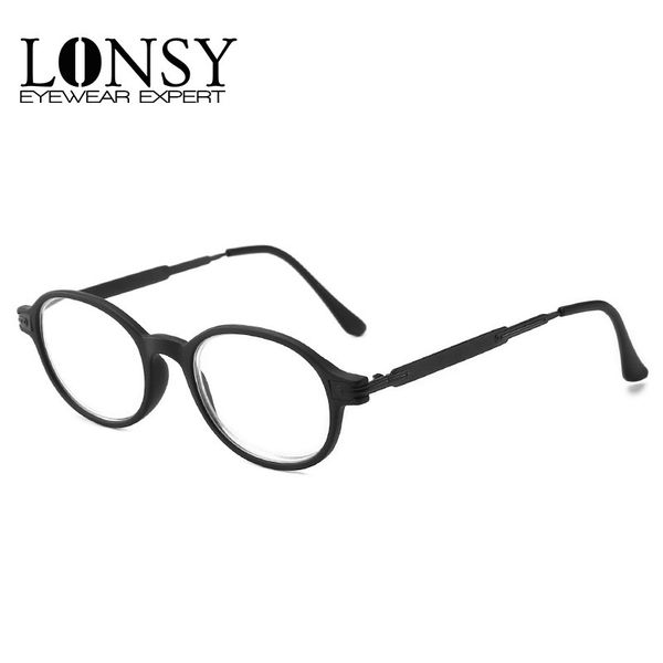 lonsy anti blue light prescription reading glasses for women men magnification eyewear presbyopic glasses diopter, White;black
lonsy anti blue light prescription reading glasses for women men magnification eyewear presbyopic glasses diopter, White;black
