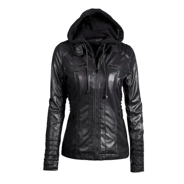 women's leather & faux black pu jacket women classic moto biker autumn winter lady basic coat plus size outerwear
women's leather & faux black pu jacket women classic moto biker autumn winter lady basic coat plus size outerwear