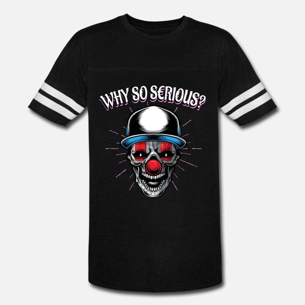 why so serious skull clown circus t shirt men interesting short sleeve crew neck original interesting funny summer style unique
why so serious skull clown circus t shirt men interesting short sleeve crew neck original interesting funny summer style unique