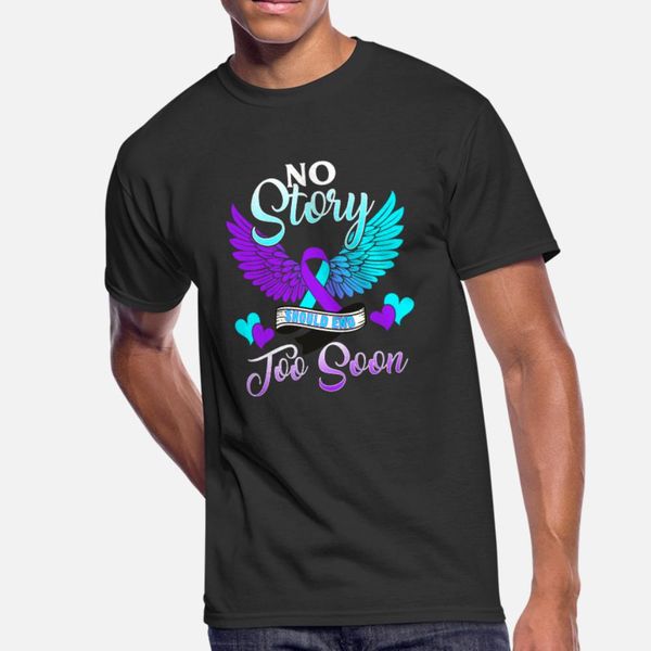 suicide prevention awareness no story should end t shirt men design tee shirt o neck standard gift casual summer style family shirt
suicide prevention awareness no story should end t shirt men design tee shirt o neck standard gift casual summer style family shirt