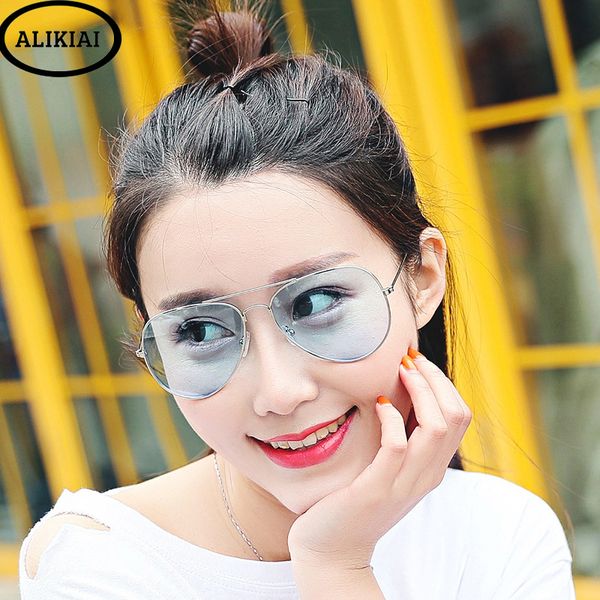 alikiai vintage brand designer rose gold mirror sunglasses for women metal reflective flat lens sun glasses female oculos, White;black
alikiai vintage brand designer rose gold mirror sunglasses for women metal reflective flat lens sun glasses female oculos, White;black