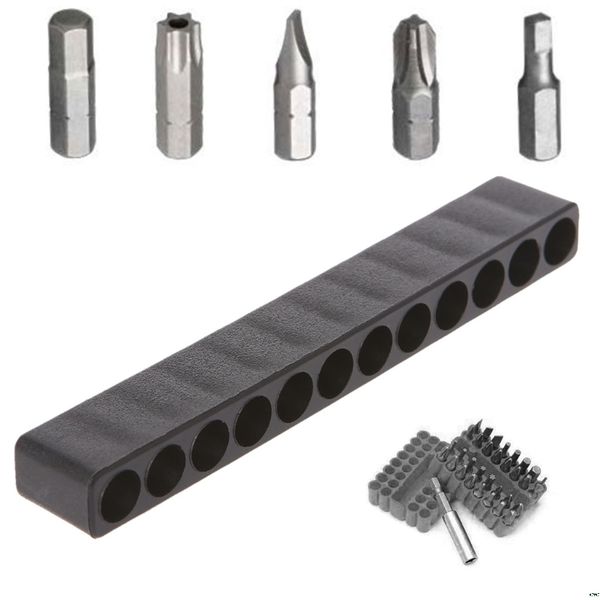 ootdty screwdriver hole 10/12 holes hex shank bit holder plastic head storage case tool
ootdty screwdriver hole 10/12 holes hex shank bit holder plastic head storage case tool