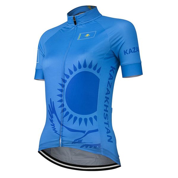 kazakhstan 2020 new summer blue cycling jersey women bike road mountain race short blue racing clothing quick dry, Black;red
kazakhstan 2020 new summer blue cycling jersey women bike road mountain race short blue racing clothing quick dry, Black;red