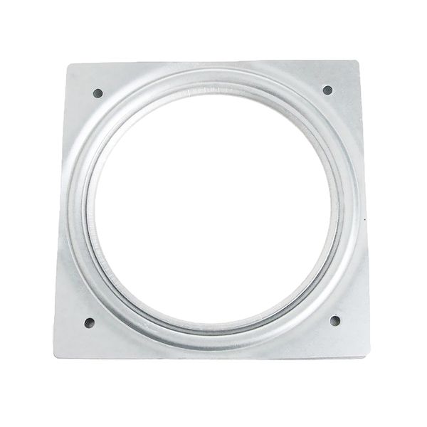 360 degree rotating galvanized square tool ball bearing desk swivel plate
