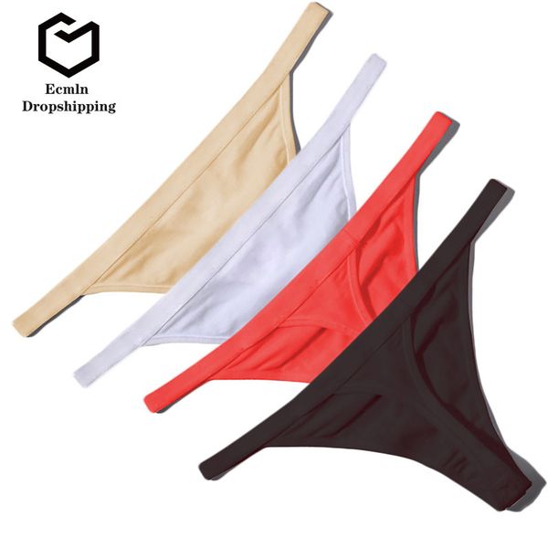 ecmln dropshipping women cotton g string thongs low waist panties ladies' seamless underwear lingerie 1/2 pcs, Black;white
ecmln dropshipping women cotton g string thongs low waist panties ladies' seamless underwear lingerie 1/2 pcs, Black;white