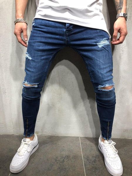 color zipper fashion summer style homme clothing hip hop casual apparel mens hole designer jeans pants solid, Blue
color zipper fashion summer style homme clothing hip hop casual apparel mens hole designer jeans pants solid, Blue