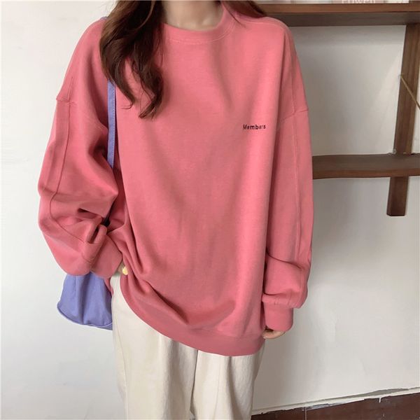 women's hoodies & sweatshirts 2021 solid color full sleeve women sweatshirt basic loose pullover female hoodie embroidered oversized, Black
women's hoodies & sweatshirts 2021 solid color full sleeve women sweatshirt basic loose pullover female hoodie embroidered oversized, Black