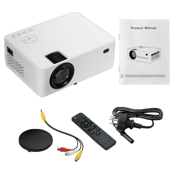 1080p supported 6500 portable home theater led projector lux home video movie projector 140 inch display built-in speaker 
1080p supported 6500 portable home theater led projector lux home video movie projector 140 inch display built-in speaker