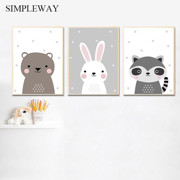 cartoon animal canvas painting bunny bear child poster nursery wall art print nordic kids decoration picture baby bedroom decor
cartoon animal canvas painting bunny bear child poster nursery wall art print nordic kids decoration picture baby bedroom decor